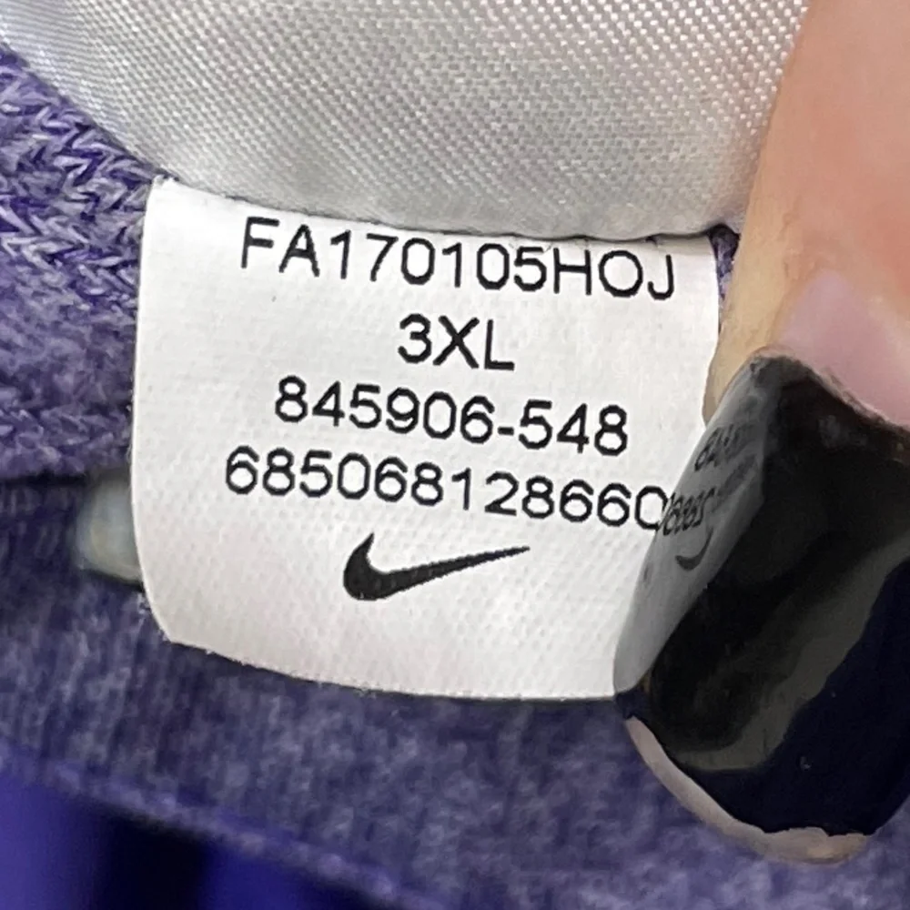 NIKE Dri-Fit Blue Purple Embroidered Portland Basketball Windbreaker Women's 3X